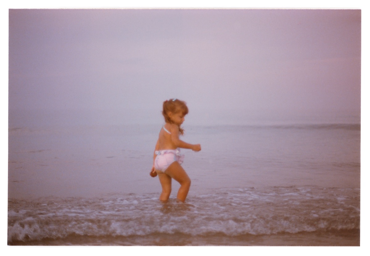 Noelle with Scallop Shell, Evelyn McCleaf, Kodak Colorwatch System Print, 1986