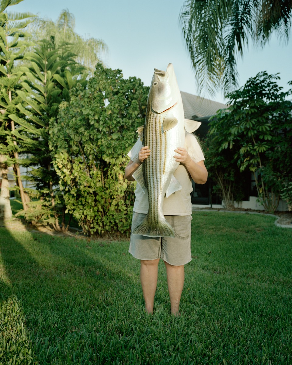 Fisherwoman (Mom with Rock Bass), archival pigment print, 2017