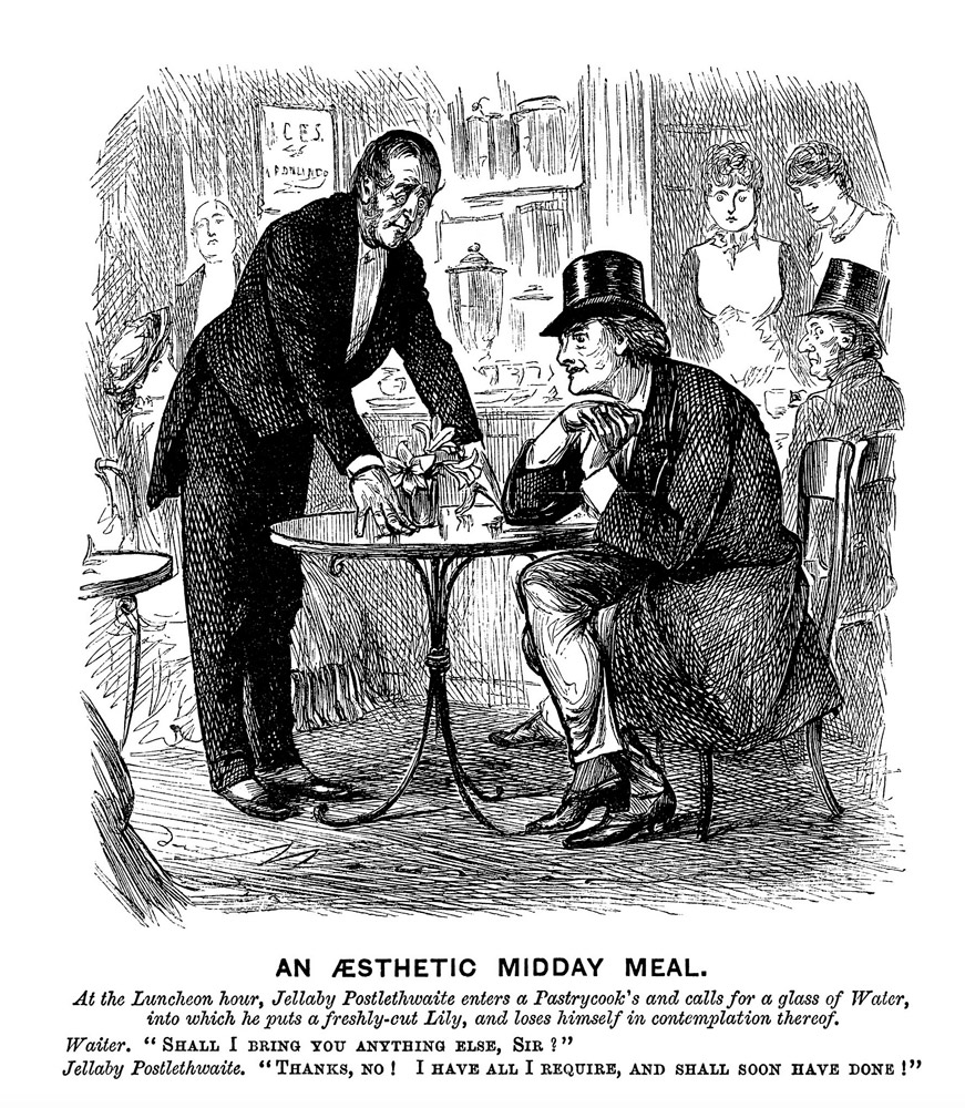 George Du Maurier, “An Aesthetic Midday Meal,”