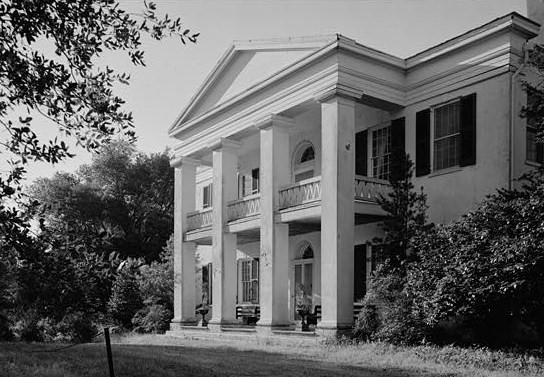 Monmouth House in Natchez, Mississippi (1972).