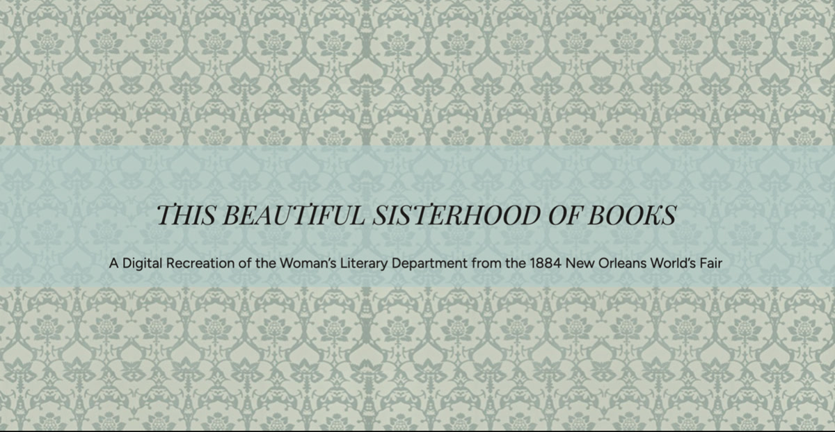 The Beautiful Sisterhood project homepage banner.