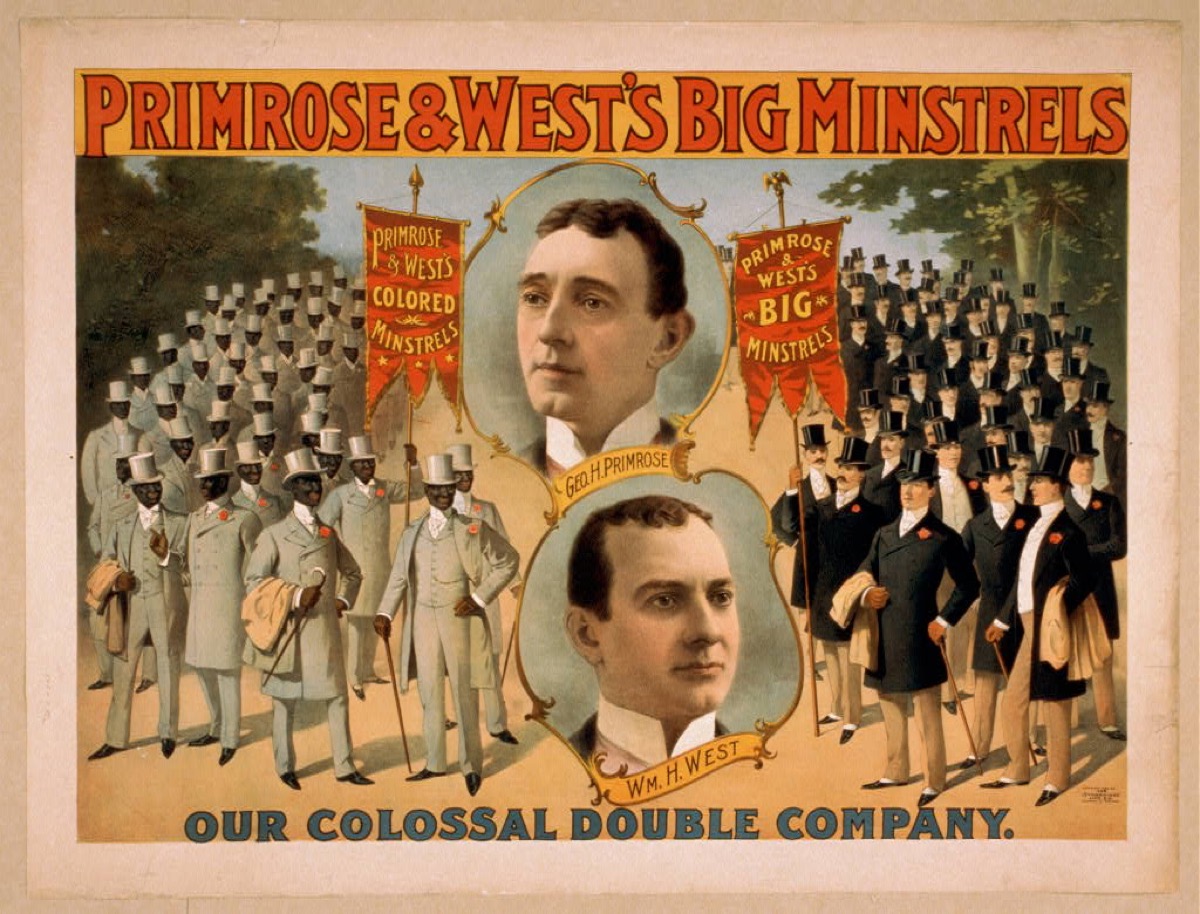 Poster of Primrose & West’s Big Minstrels, 1896