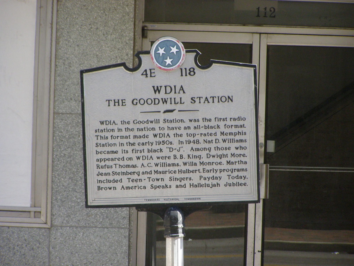 Postwar Black radio programming popularized rhythm and blues, racial dignity, respect, and affirmation.